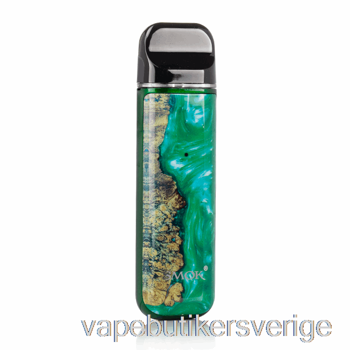 Vape Sverige Smok Novo 2 25w Podsystem Grönt Stabiliserande Trä